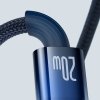 Kabel Baseus CATS000003 Lightning - USB-C 20W 480Mb/s 1m - niebieski